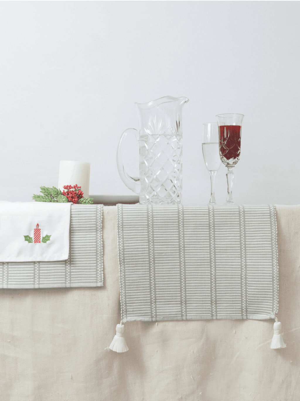 Festive Stripes Table Runner