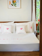 Arali Bloom Luxe Embroidered Cushion Cover – alternate view
