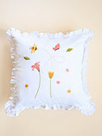 Enchanted Bee's Embroidered Cushion