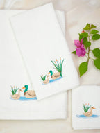 Duckling Dream Waffle Towel Set of 3 - Bath, Hand & Face