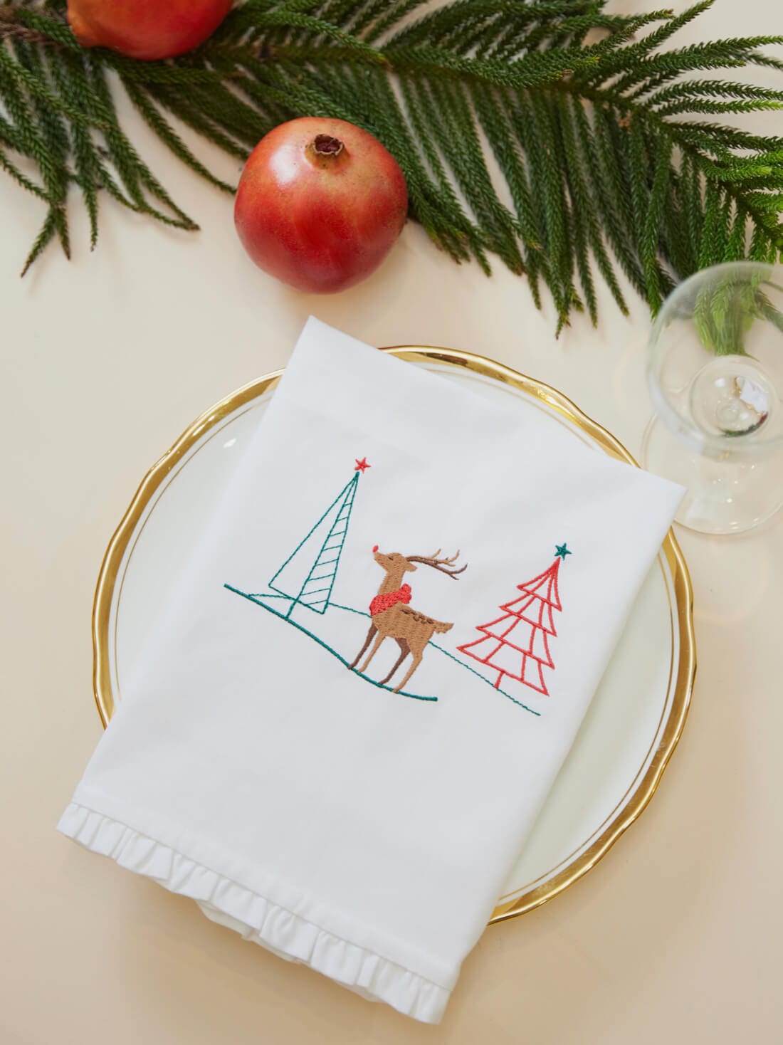 Frosted Forest Table Linen Set of 4