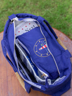 Harbour Whispers Navy Blue Tote Bag – alternate view