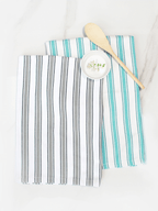 French Stripe Kitchen Towels - Set of 2