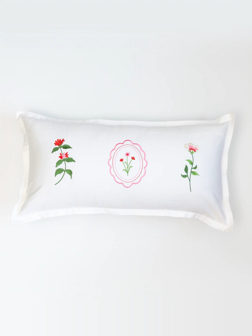 Keepsake Garden Embroidered Cushion Cover