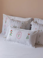 Keepsake Garden Embroidered Cushion Cover – alternate view