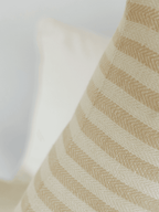 Twill Beige Cushion Cover – alternate view
