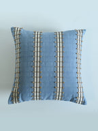 Katri Blue Handwoven Cushion Cover
