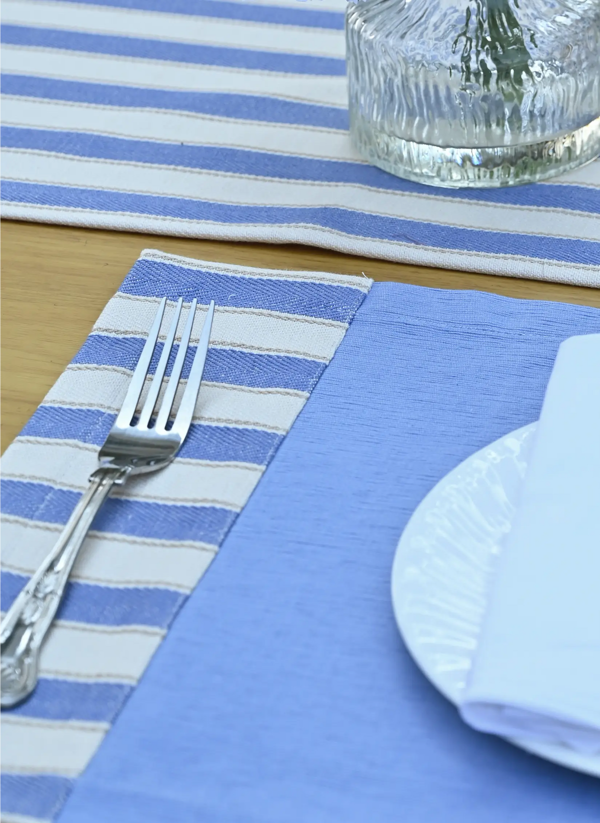 Malabar Sky Blue Handwoven Table Mats