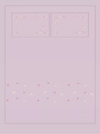 mauve bedding set mock up and embroidery layout