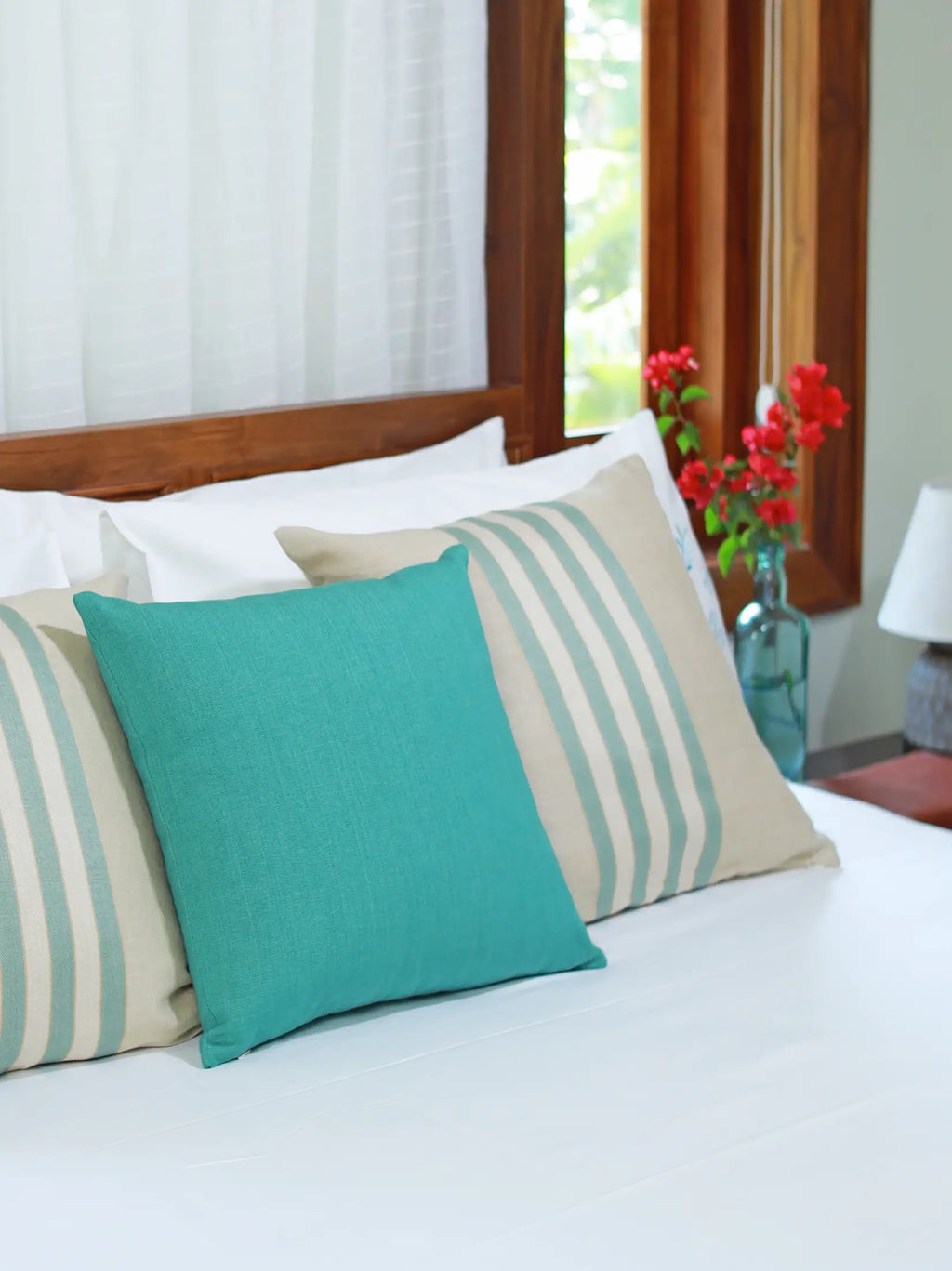 Ocean Green Cushion Cover – alternate view