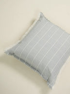Pale Gray Checkered Cushion Cover – alternate view