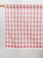 Pink Melon Handwoven Sheer Cotton Curtain