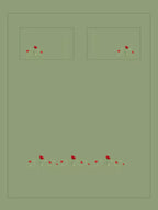 Poppy Fields Green Embroidered Bedlinen Set in 400TC – alternate view