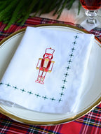 Snow Globe & Nutcracker Table Napkin Set – Set of 4 – alternate view