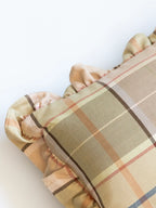 Summer Orchard Handwoven Checks Cushion Cover – alternate view