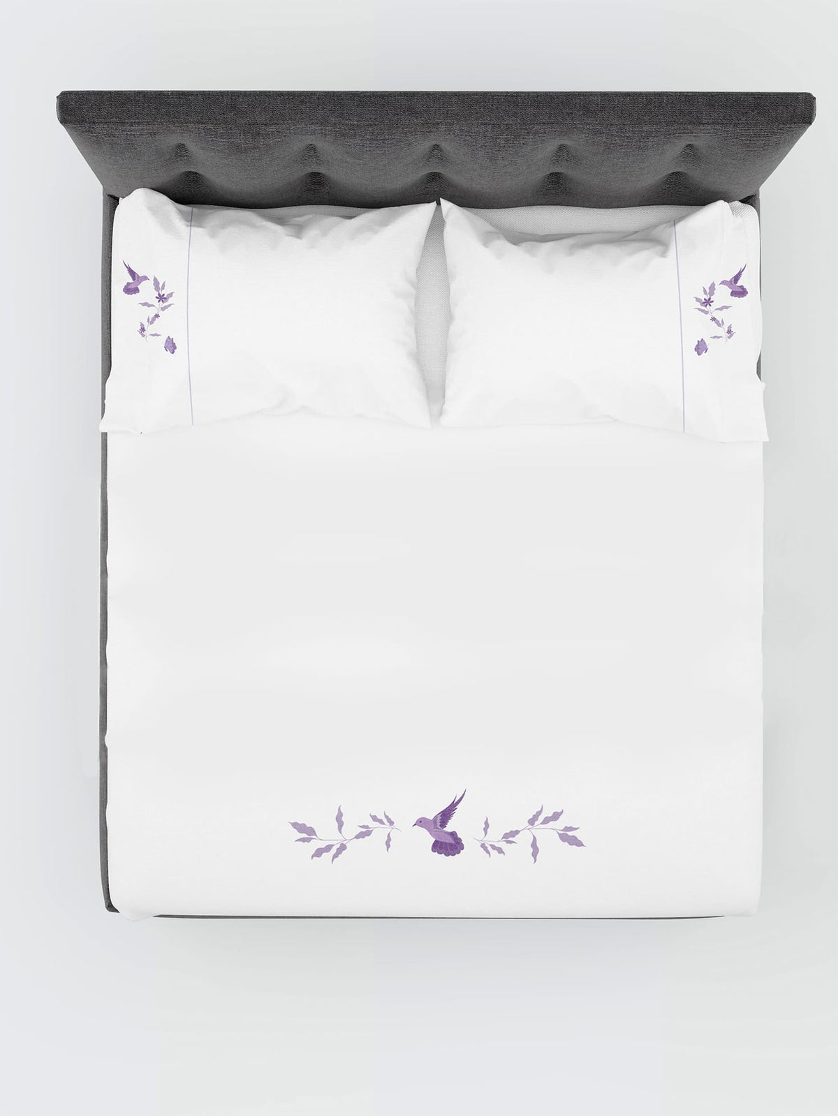 Birds of Paradise Embroidered Bedlinen in Luxe 500TC – alternate view