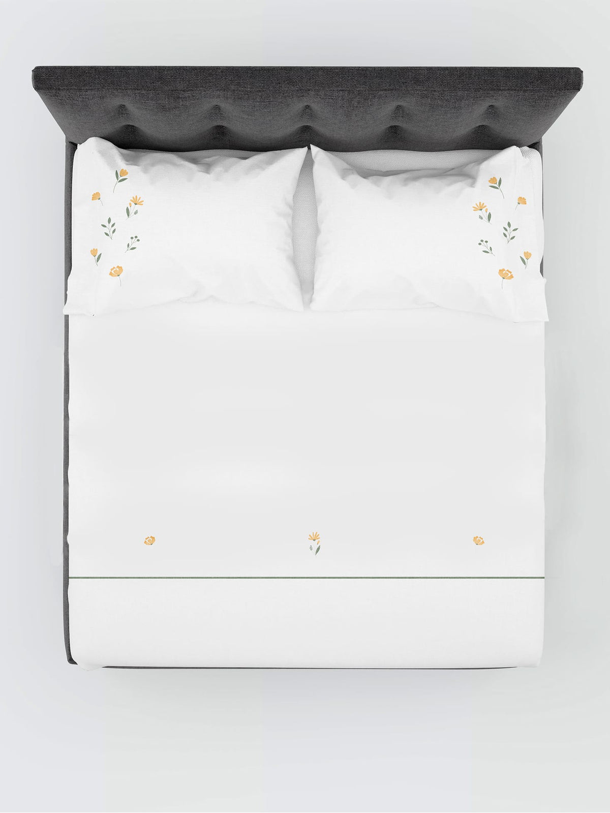 Cassia Floral Embroidered Bedlinen in 500TC – alternate view