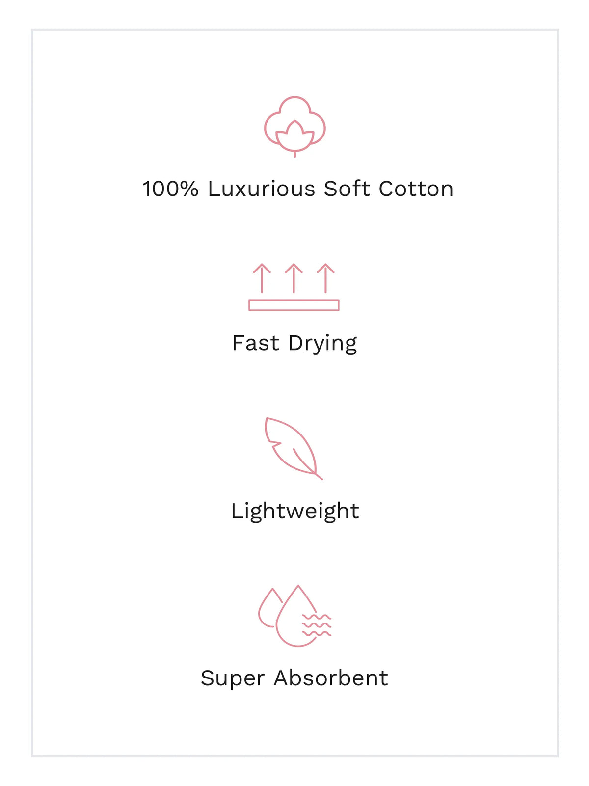 Kerala Bath Towels – Set of 3 – Thorth – alternate view