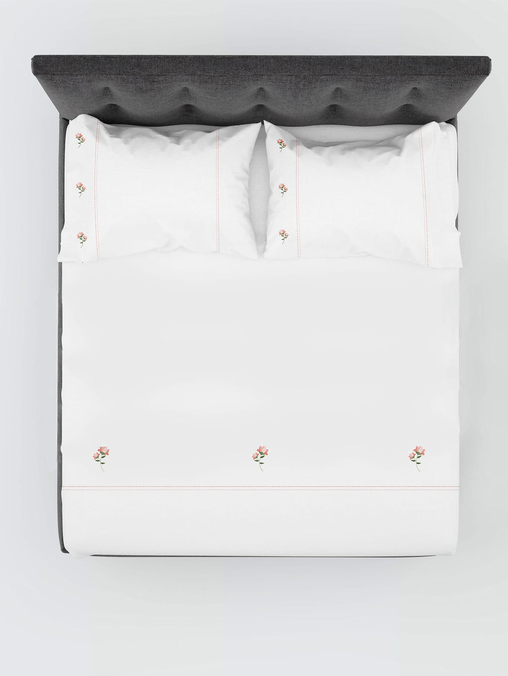 Rosé Floral Embroidered 500TC Bedlinen – alternate view