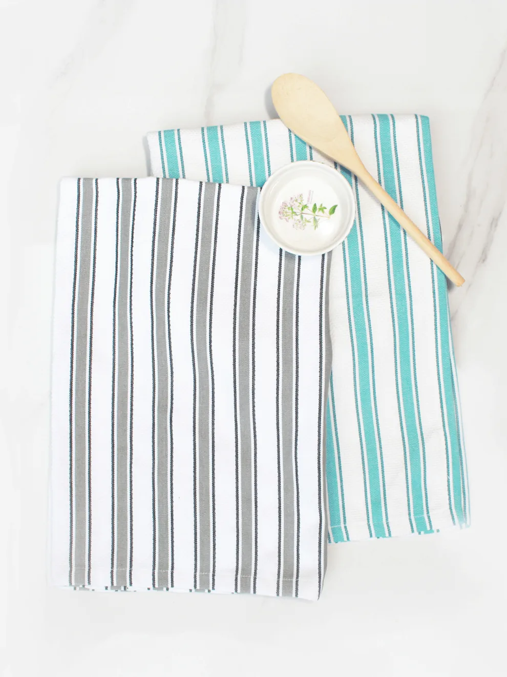 French Stripe Kitchen Towels - Set of 2