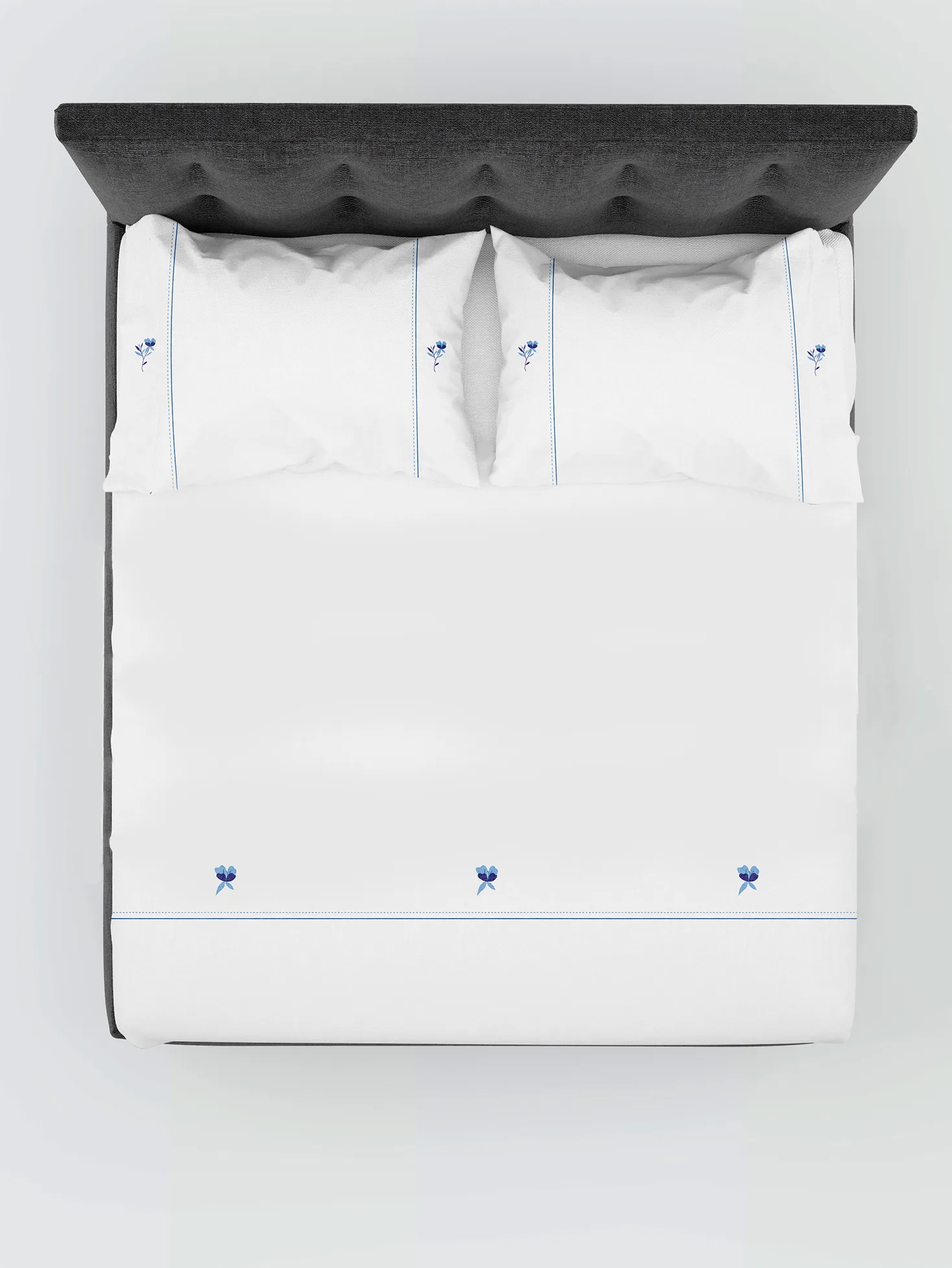 Luxe Bell Flower Bedlinen in 500TC - Image 2