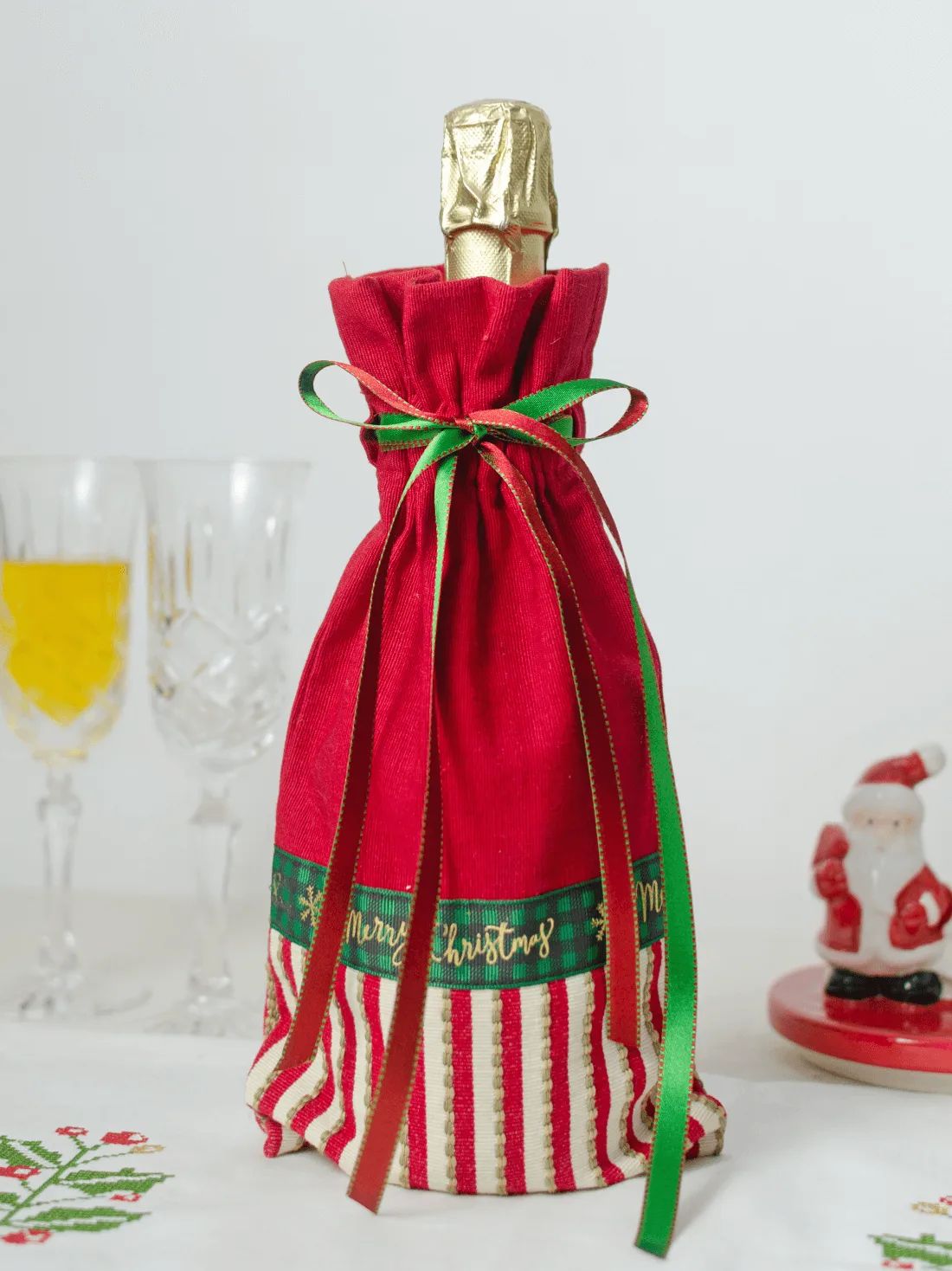 Merry Wine Bottle Cover