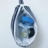 toiletry bag in blue