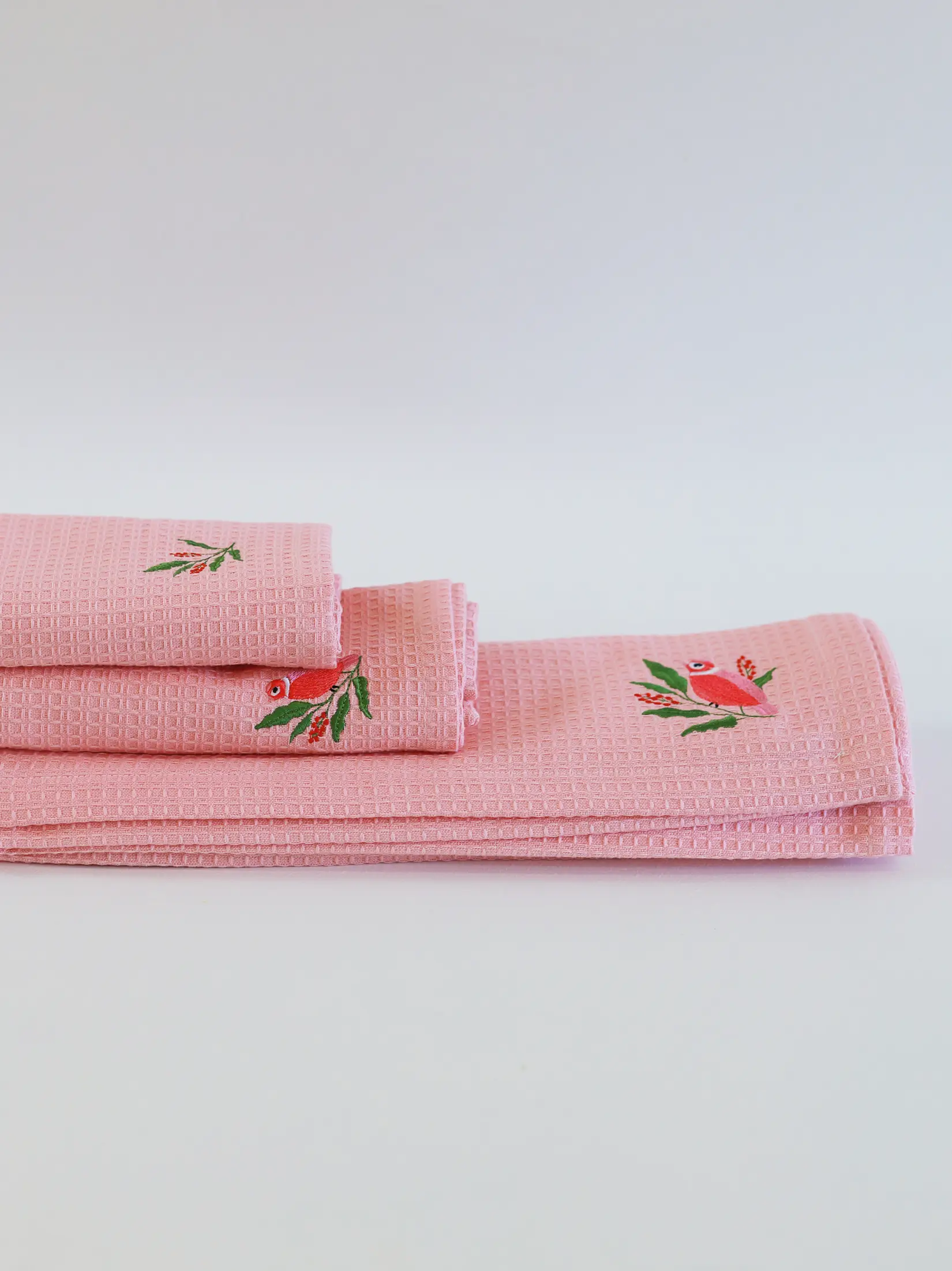 Waffle Hand Towel Pink - Casaluna™