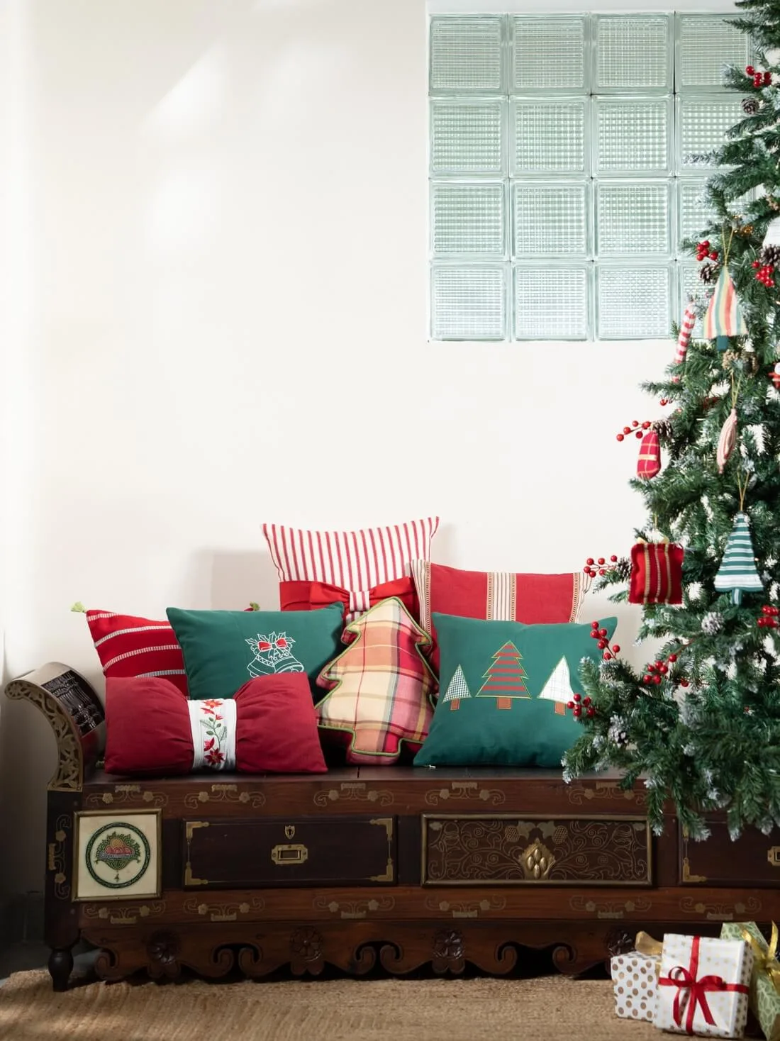 Jingle Bell Cushion Cover - Image 2