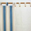 Ivory Cream Handwoven Sheer Cotton Curtain - Image 3