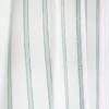 Powder Blue Stripe Handwoven Sheer Cotton Curtain - Image 3