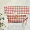 Pastel Periwinkle Violet Handwoven Toiletry Bag