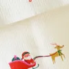 Santa's Merry Cotton Waffle Towel Set with Gift Bag -  Bath & Hand towel Set - Image 2