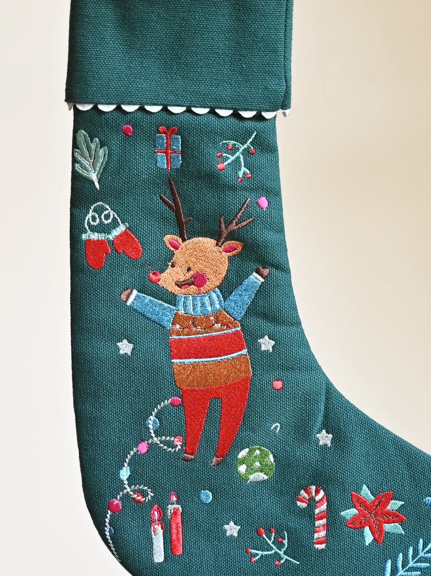 Nordic Christmas Holiday Stocking - Image 2